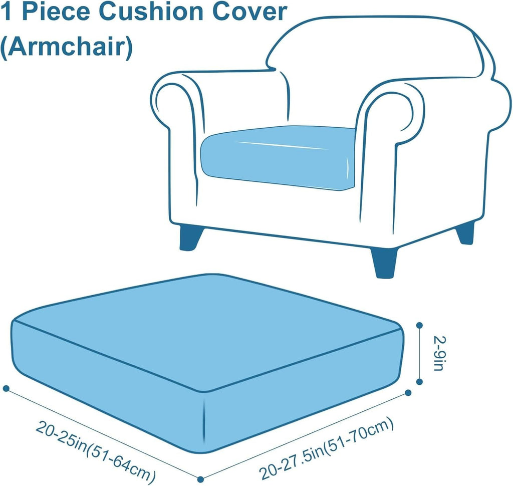Couch Cushion Covers, Stretch Couch Covers for Sofa