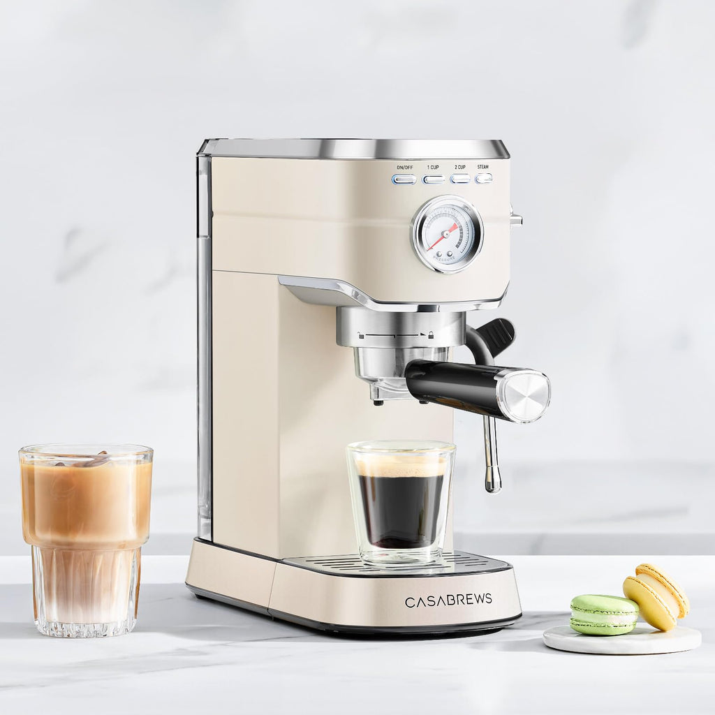 Espresso Maker, Compact Espresso Machine with Milk Frother