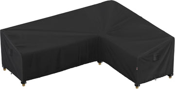 Outdoor Sectional Cover fit 104 x 83 inch L-Shaped Couch Sofa | Waterproof, Weatherproof, fit 103 x 82, 102 x 80, 101