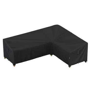 Outdoor Sectional Cover 120 x 90 inch L-Shaped Large Couch Sofa