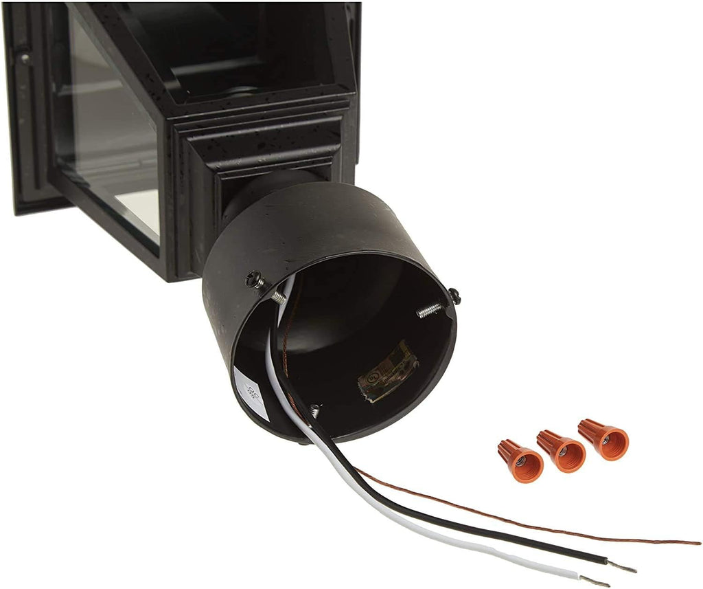 Outdoor Post Lantern, 14 x 6 Inches, 60 Watts/120 Volts (Black)