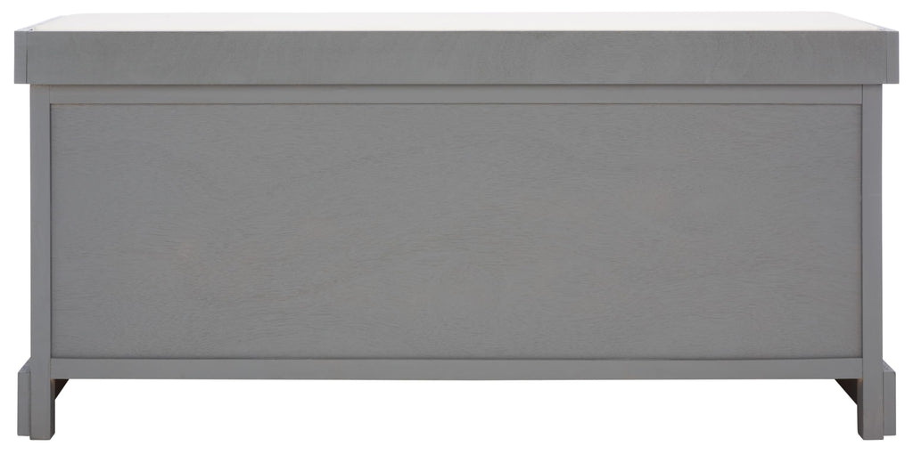 Collection - Briar 3-Drawer Upholstered Storage Bench, Farmhouse Entryway Accent Bench with Cushion Top