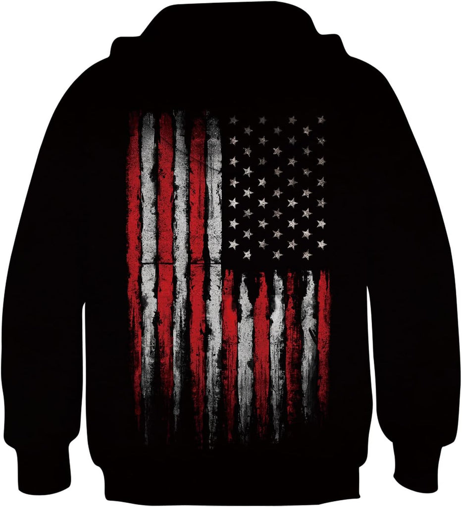 Boys Girls Warm Fleece Hoodies Sweatshirt with Pockets