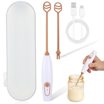 Portable Rechargeable Baby Formula Mixer (White)