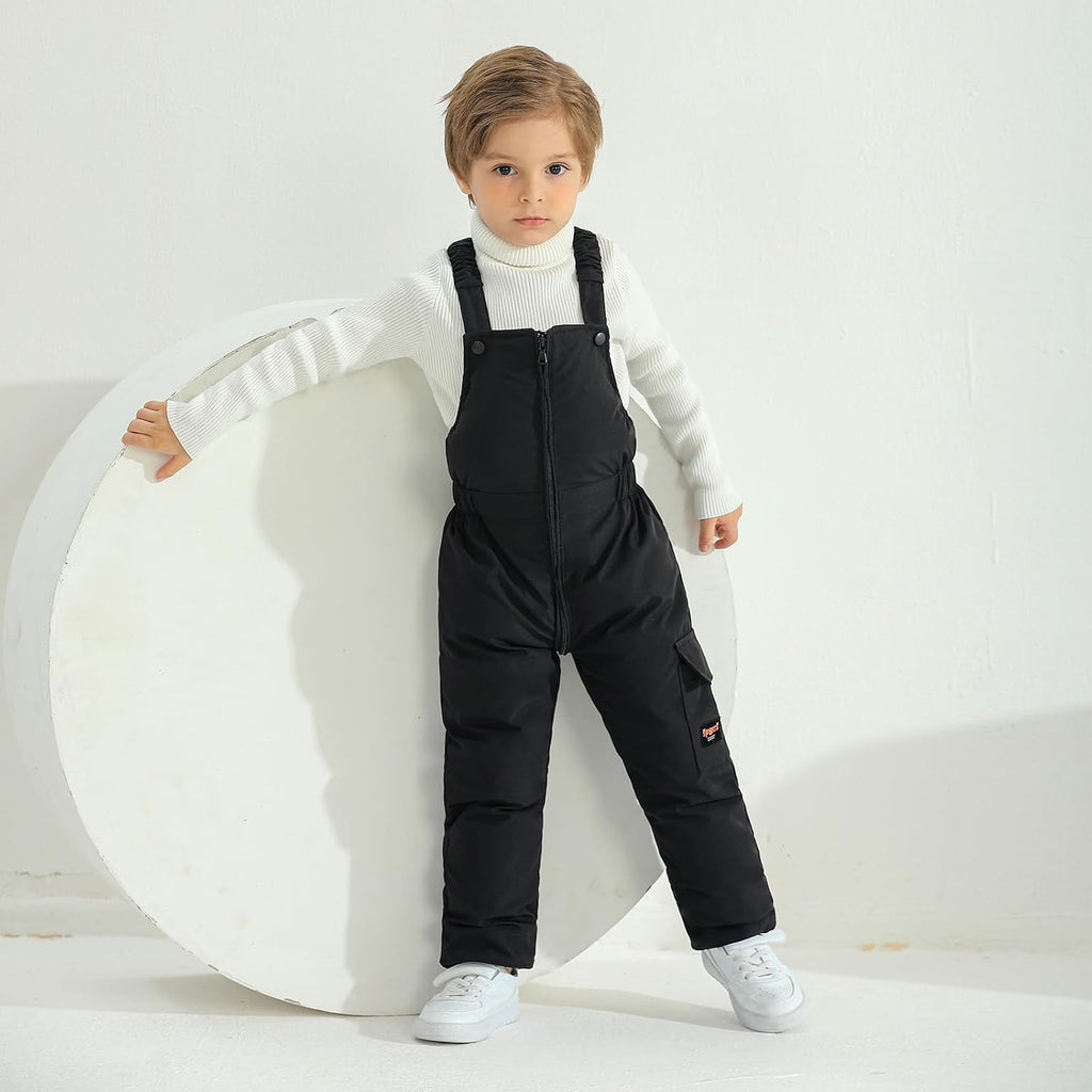 Toddler Snow Pants Baby Boy Girl Winter Clothes Down Puffer Coat Waterproof Warm Snow Ski Bib Overalls Snowsuit