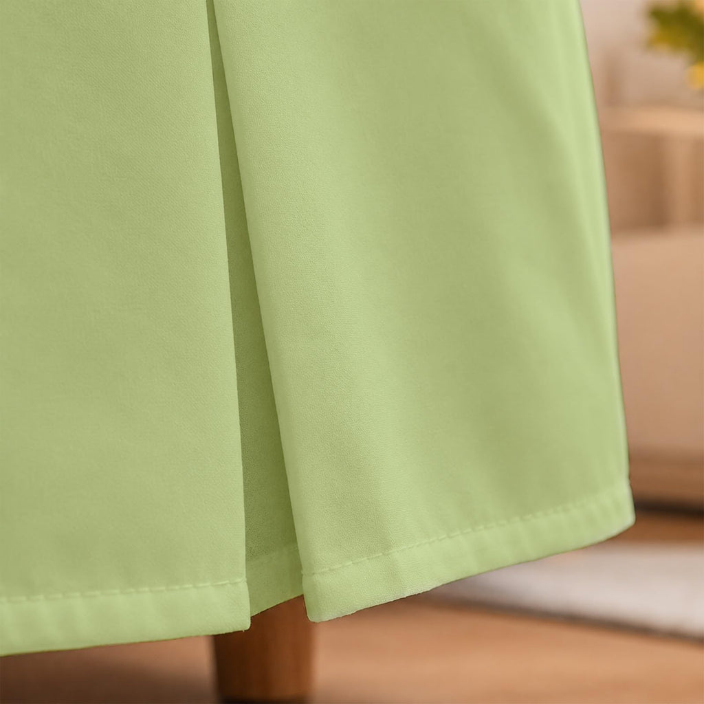 Pleated Queen Bed Skirt with Split Corners, 15-Inch Drop, Sage