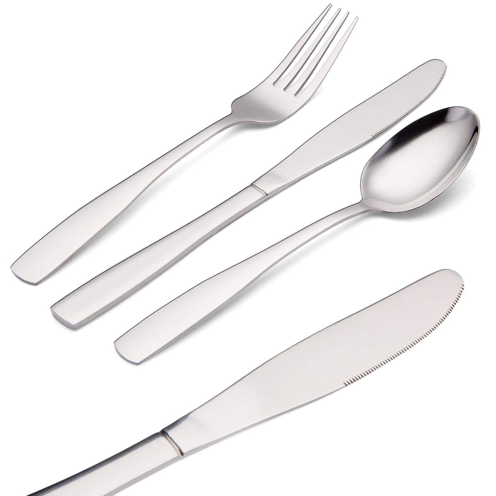 Silverware Set, 20-Piece Stainless Steel Flatware set, Tableware Cutlery Set Service for 4, Utensils s, Dishwasher