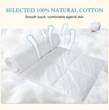 Summer Lightweight Wool Comforter - Breathable & Thin Duvet Insert for Hot Sleepers
