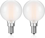 G16.5 LED Light Bulb 40w Equal 4W Type G Bulb,Dimmable Frosted E12 Globe Bulb,Round Candelabra Light Bulbs for