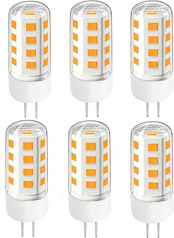 G4 LED Bulb 4W Equivalent 40W 480LM 2700K Warm White12V AC/DC