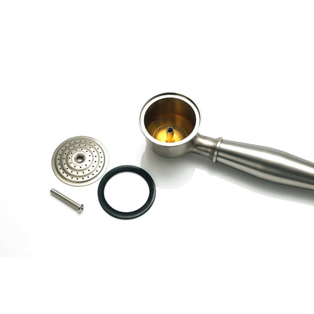 Brushed Nickel Hand Shower, Telephone Style Replacement Sprayer