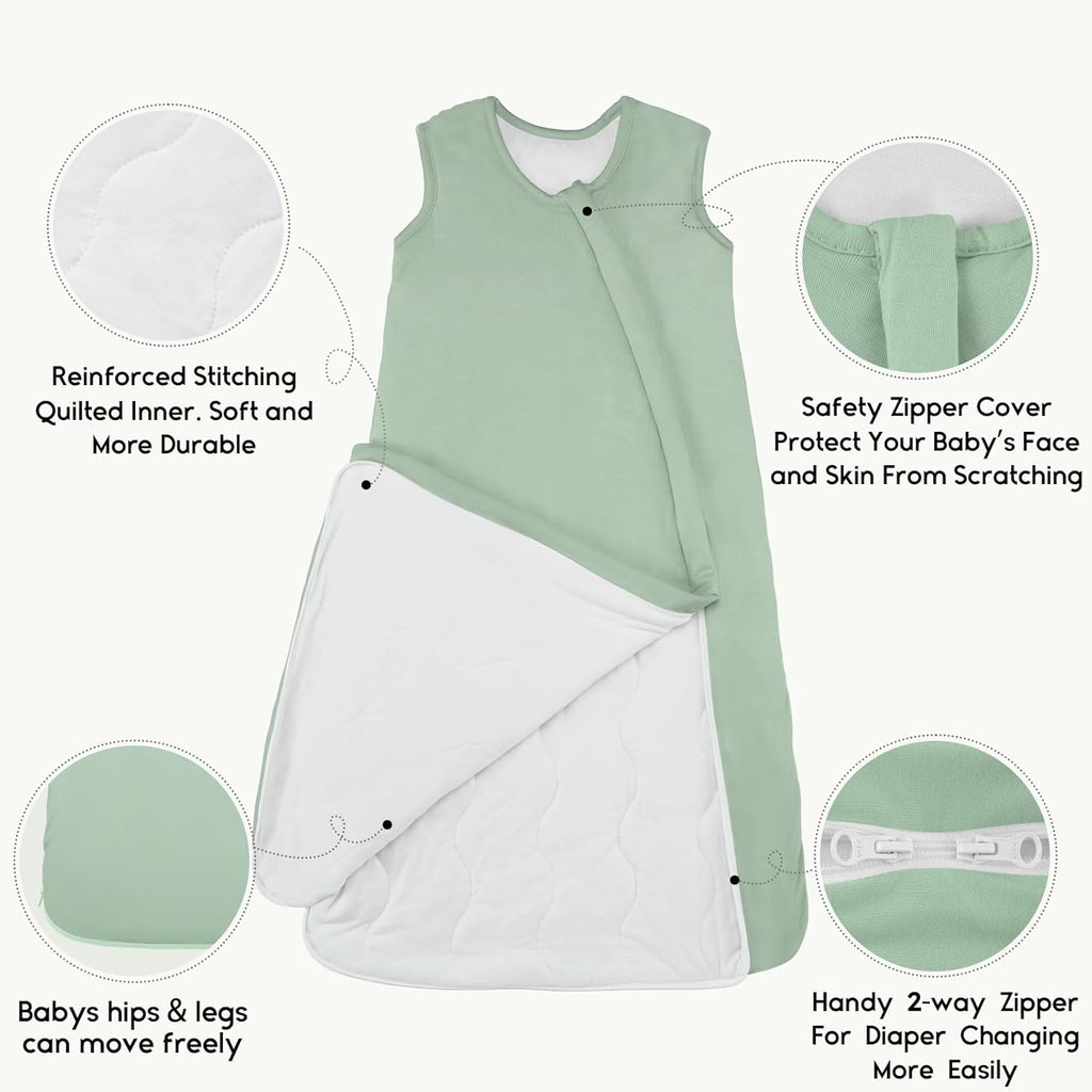 Baby Sleep Sack Rayon Made from Bamboo 1.0 Tog