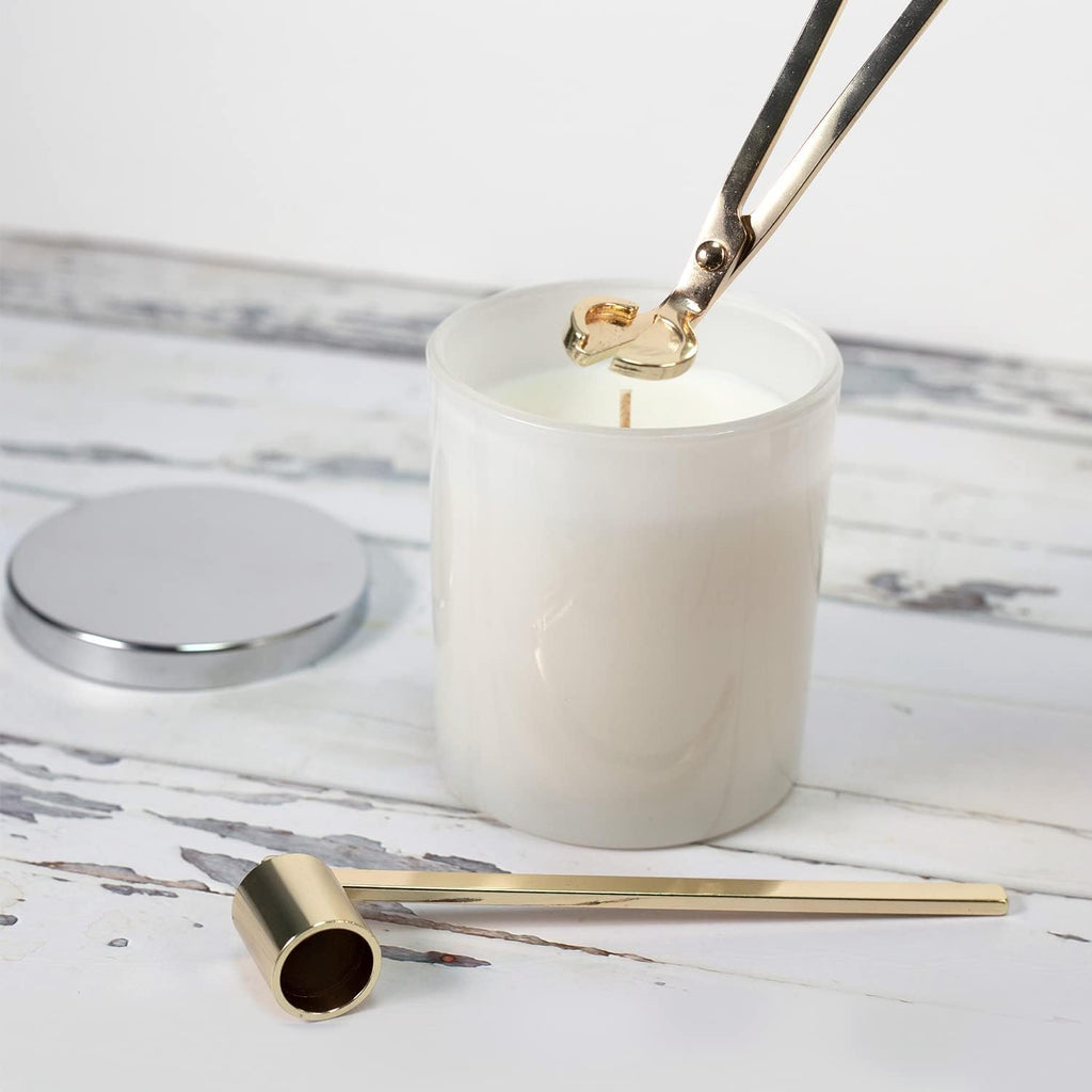 Candle Wick Trimmer and Candle Snuffer Accessory Set - Pick Your Color