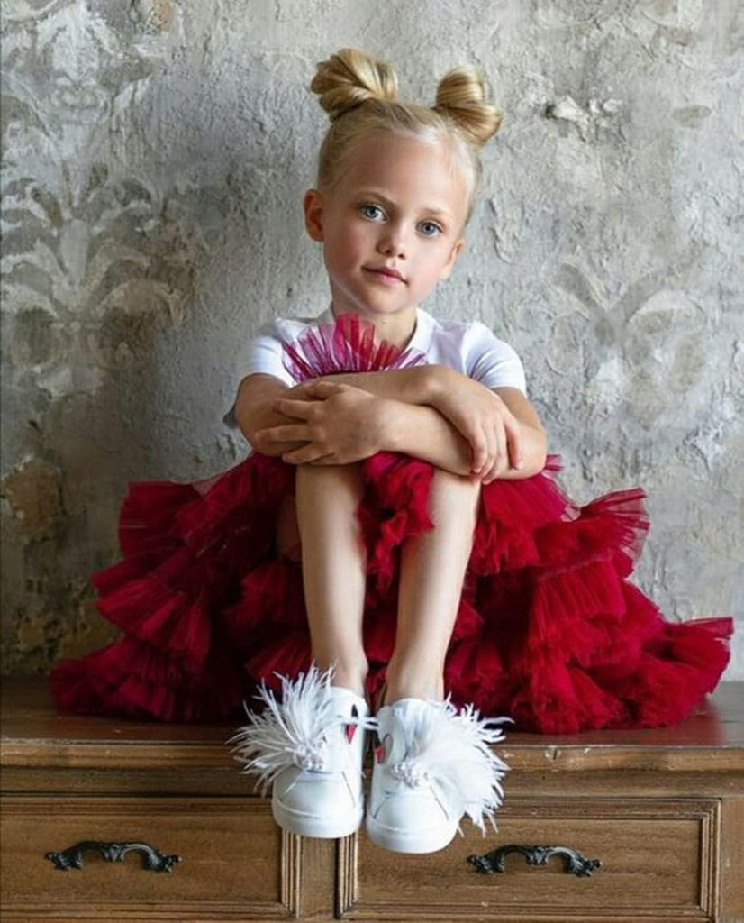 Baby Girl Tulle Skirt Kids Tutu Petticoat Party Princess Dance Ballet Pettiskirt