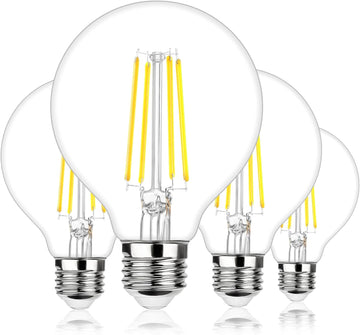 Dimmable Vanity LED Globe Light Bulbs, 100 Watt 5000K