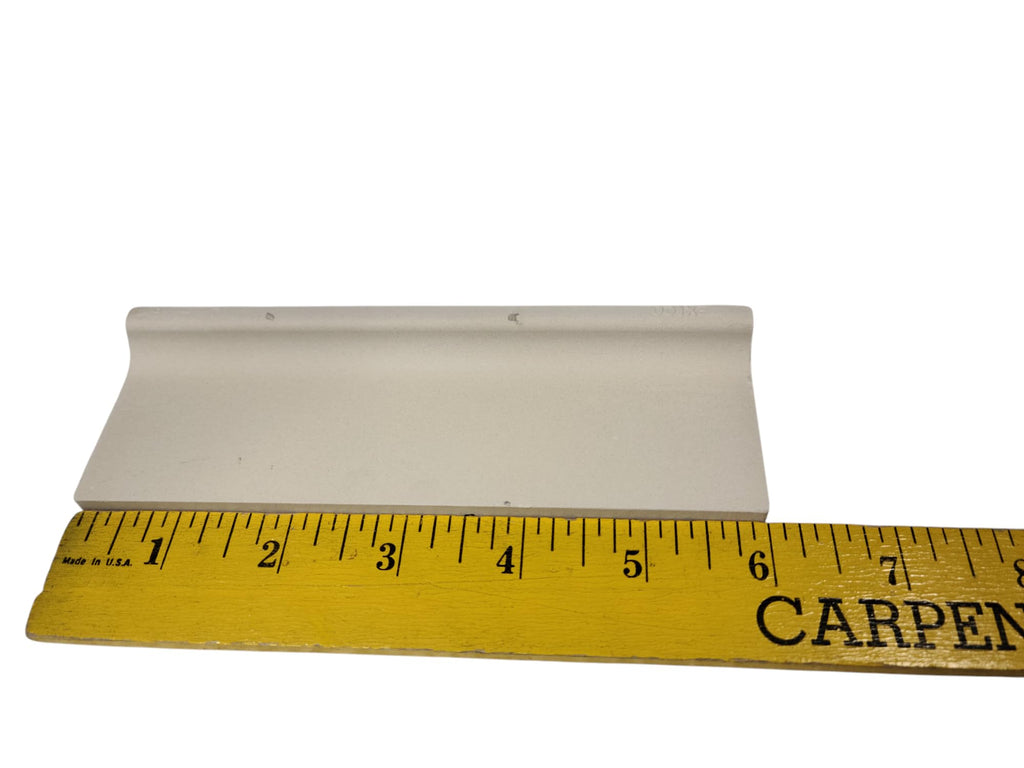 Black 2 x 6 in Ceramic Tile Bullnose Mud Cap Trim Edge 2x6 inch Mudcap Box 5 Piece