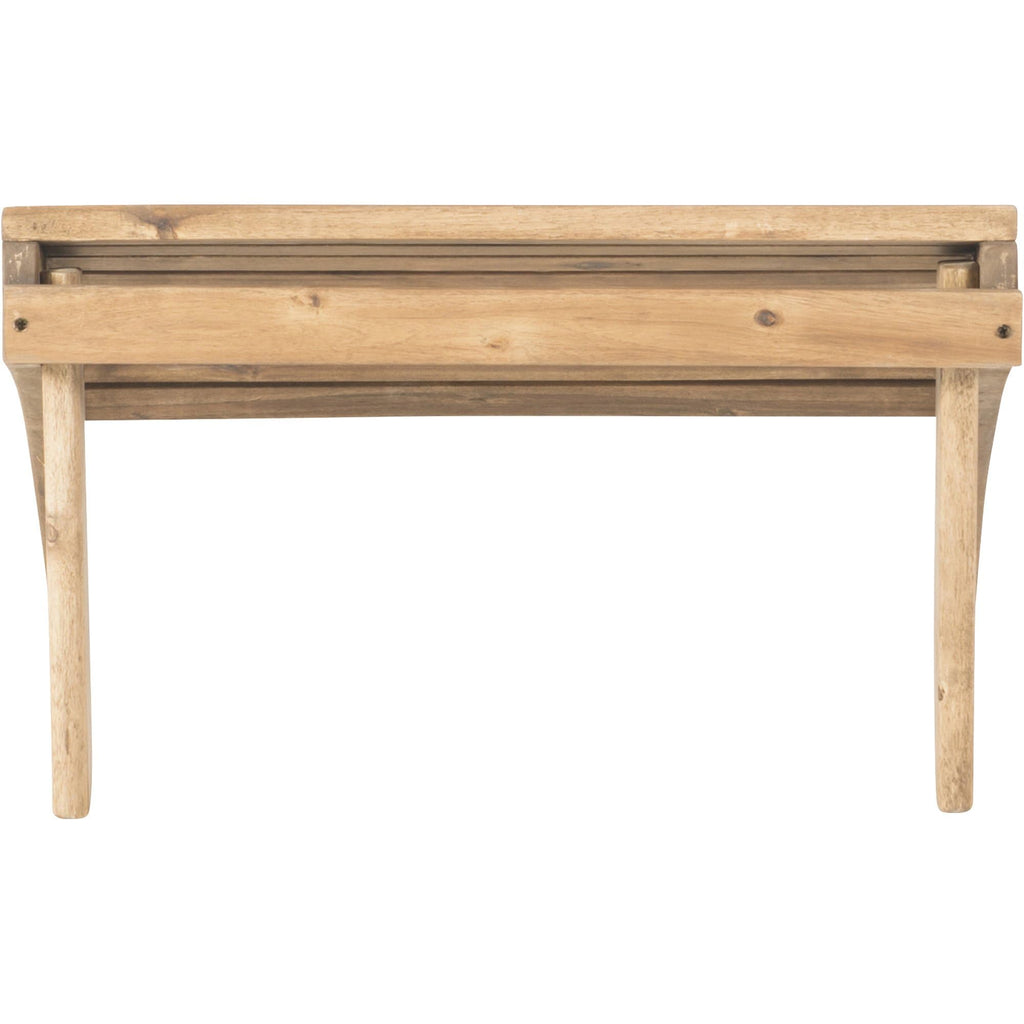 Dcor Adirondack Woodstock Ottoman, Teak Stain, Acorn, 21.6"W x 21.06"D x 13.7"H