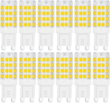 G9 LED Bulb 5W, 40W G9 Halogen Bulb Replacement, 420LM, Daylight White 6000K, AC100V-240V, G9 Base Non-Dimmable Light