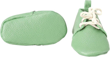 Leather Baby Moccasins Soft Sole Crib Shoes Barefoot Newborn Footwear Padded Insole Unique Baby Shower Breathable
