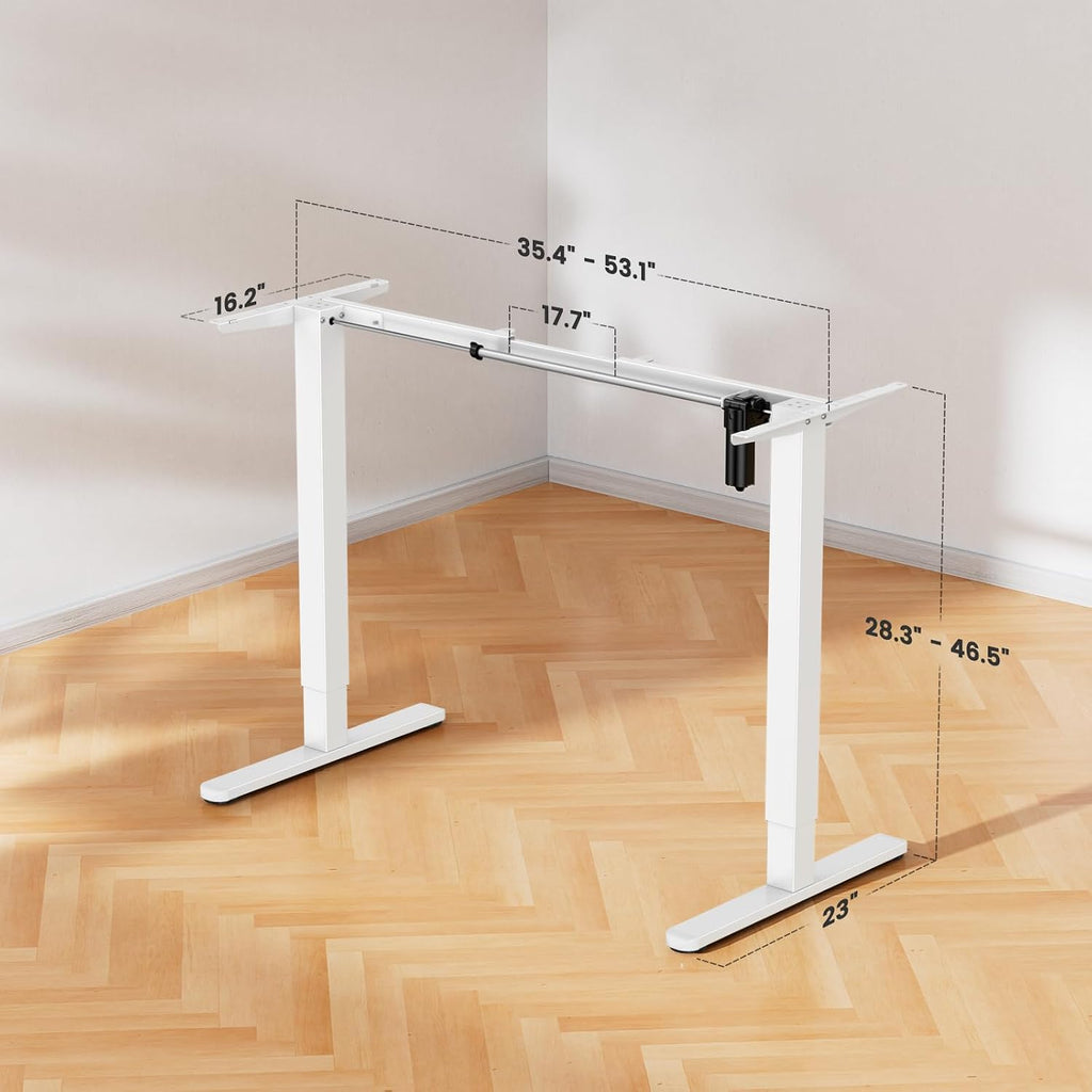 Electric Standing Desk Legs for 39.4-63.3 inch Desktops, 176 lbs | 4 memory settings,28.3-46.5 inch height