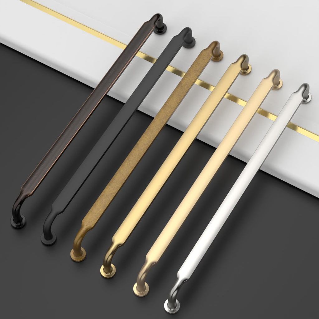2 Pack 10 inch Brushed Brass Kitchen Cabinet Handles