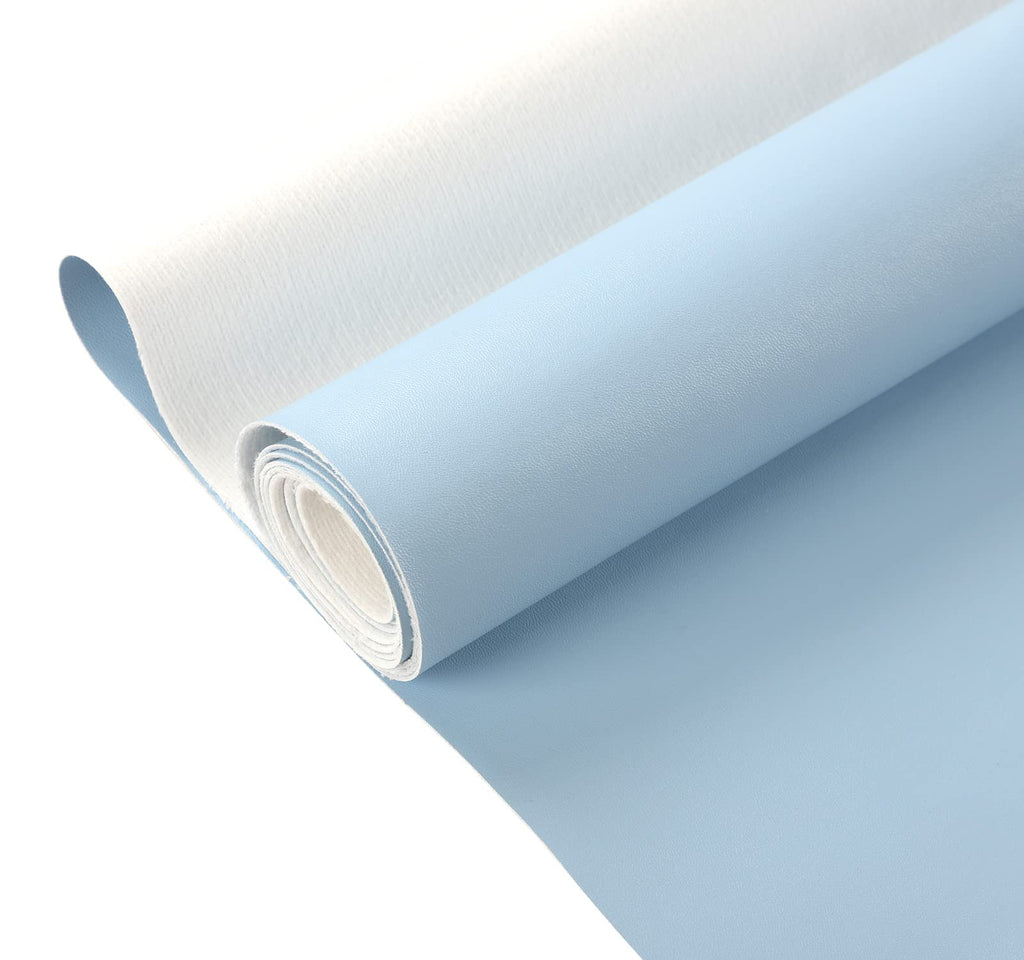 Vinyl Faux Leather Sheets: Smooth Faux Leather Fabric 54" x 36"
