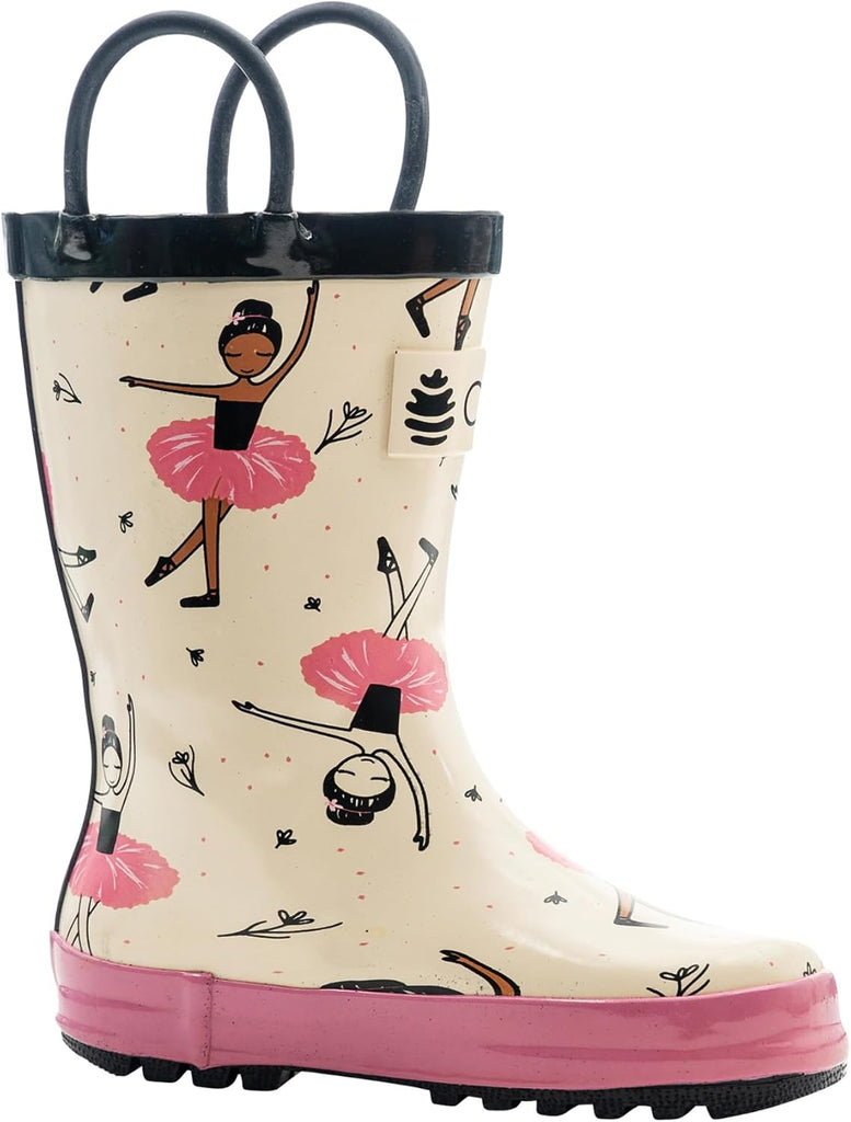 Toddler Rain Boots - Perfect Kids Rain Boots for Any Weather - Durable Rubber Baby Rain Boots Keep Little Feet Dry