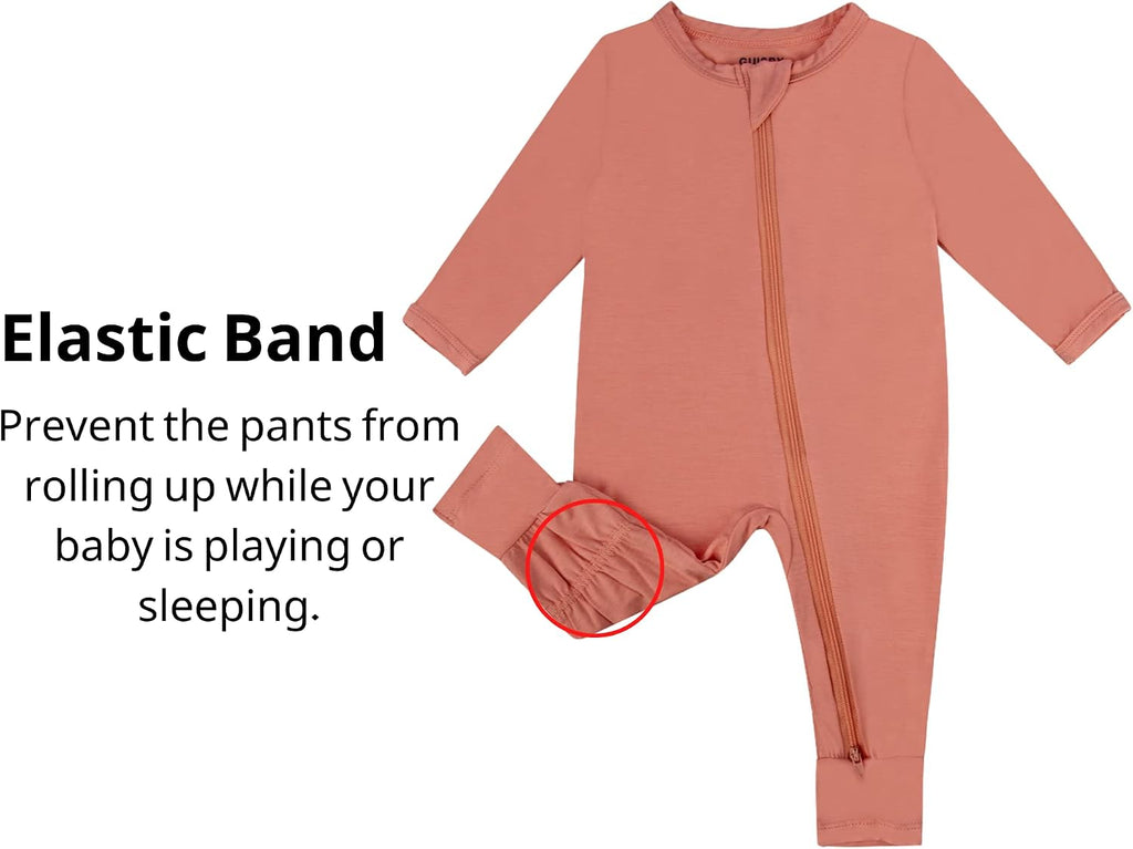 Baby Footless Pajamas, Rayon of Bamboo