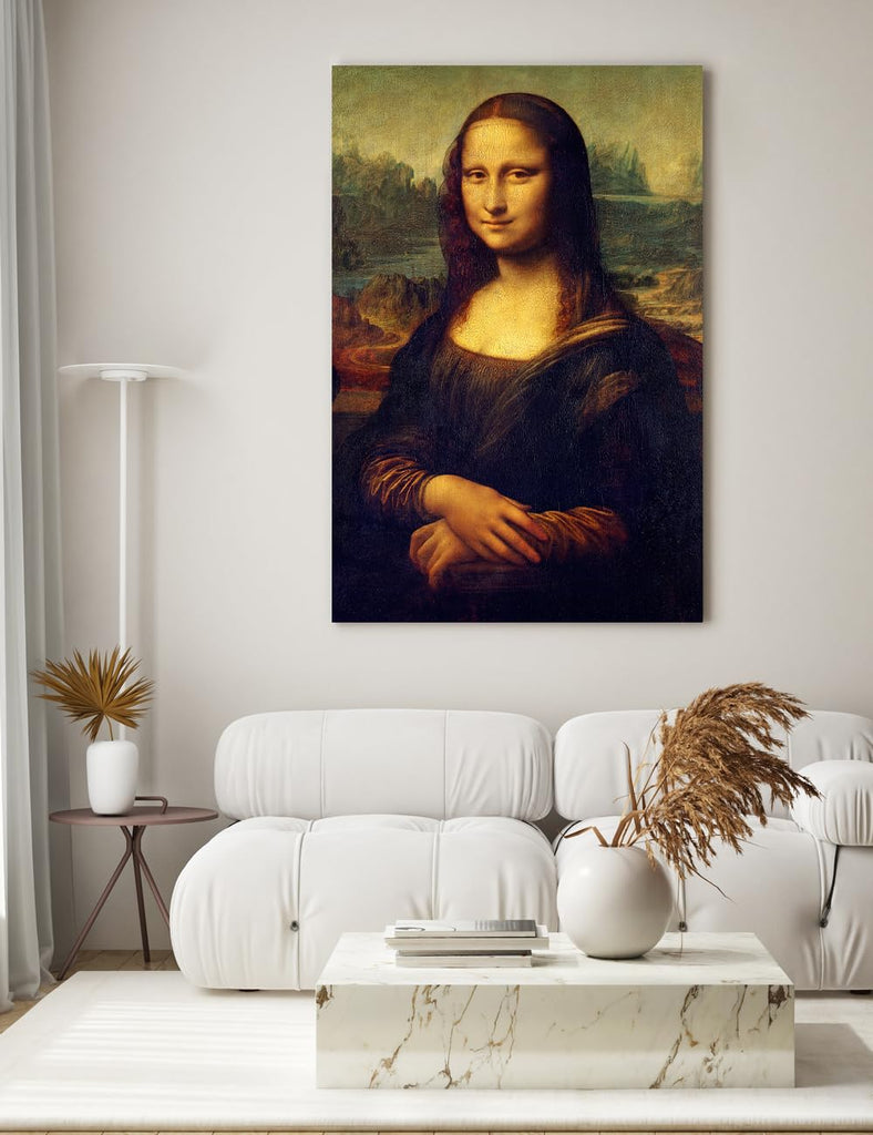 Mona Lisa Canvas Wall Art, Gallery Wrapped, 36x24