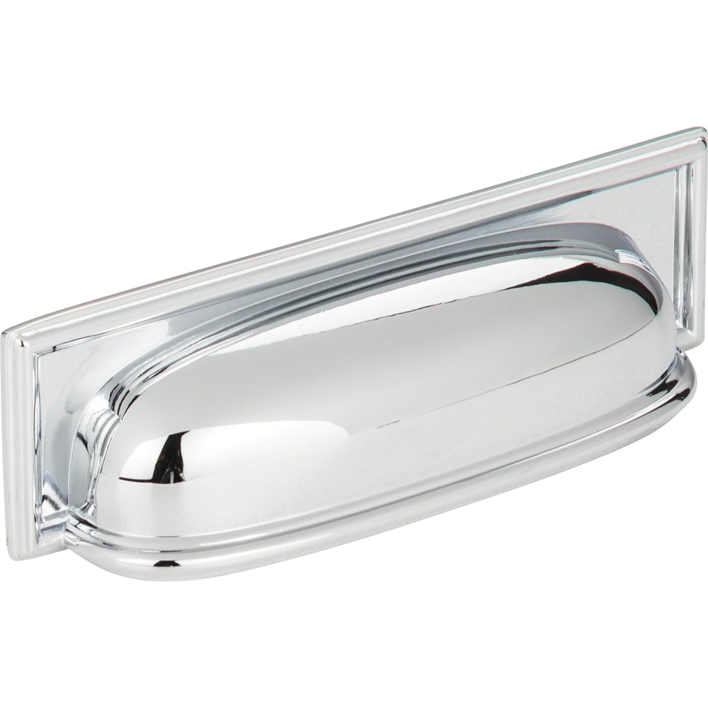 Campaign 3 3/4" Center to Center Cup/Bin Pull Polished Chrome