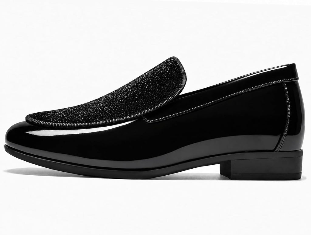 Boys Dress Shoes Slip-On Loafers Formal Church Tuxedo Shoes