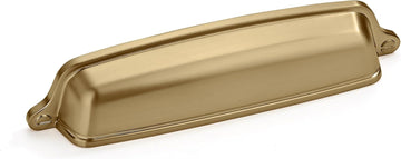 10 Pack 5 inch(128 mm) Drawer Pulls Champagne Bronze Cabinet Cup Pulls Cabinet Hardware Brushed Gold Kitchen Cabinet