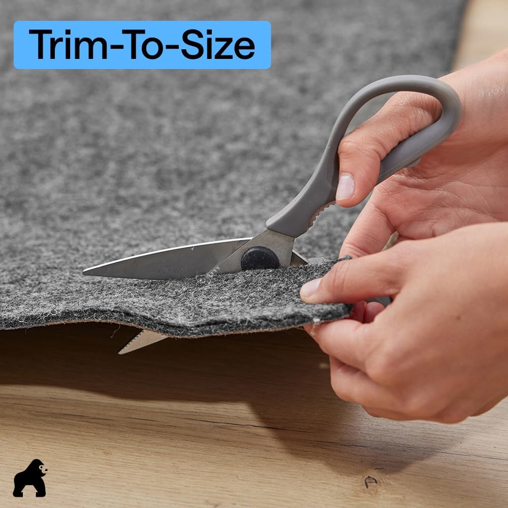 Felt Rug Pad for Hardwood Floors with Rubber Backing, 2x10 FT - Set of 20
