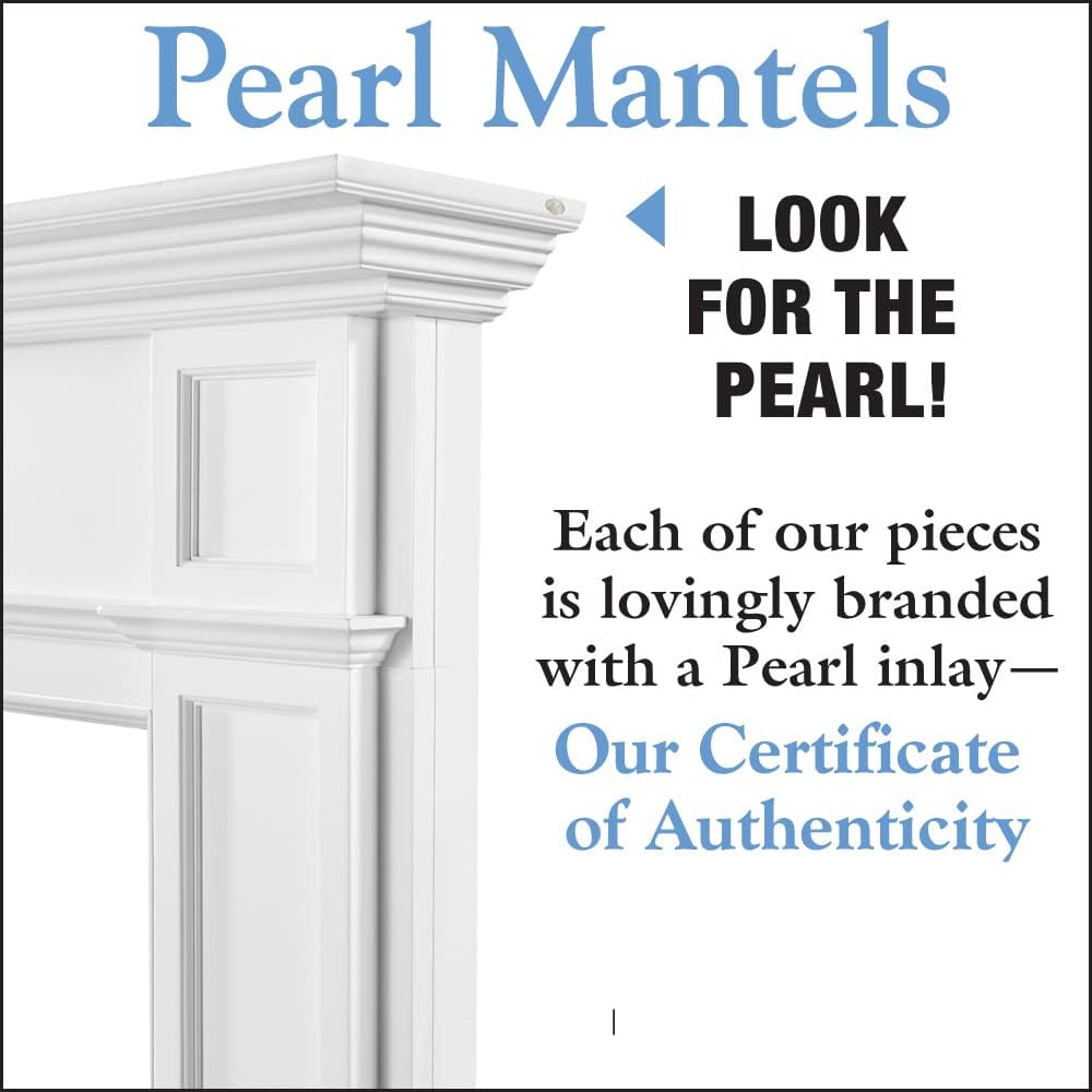 Furniture for Your Fireplace, Premium Grade A MDF Mantel Surround, Crisp White Paint, Interior Opening 48"