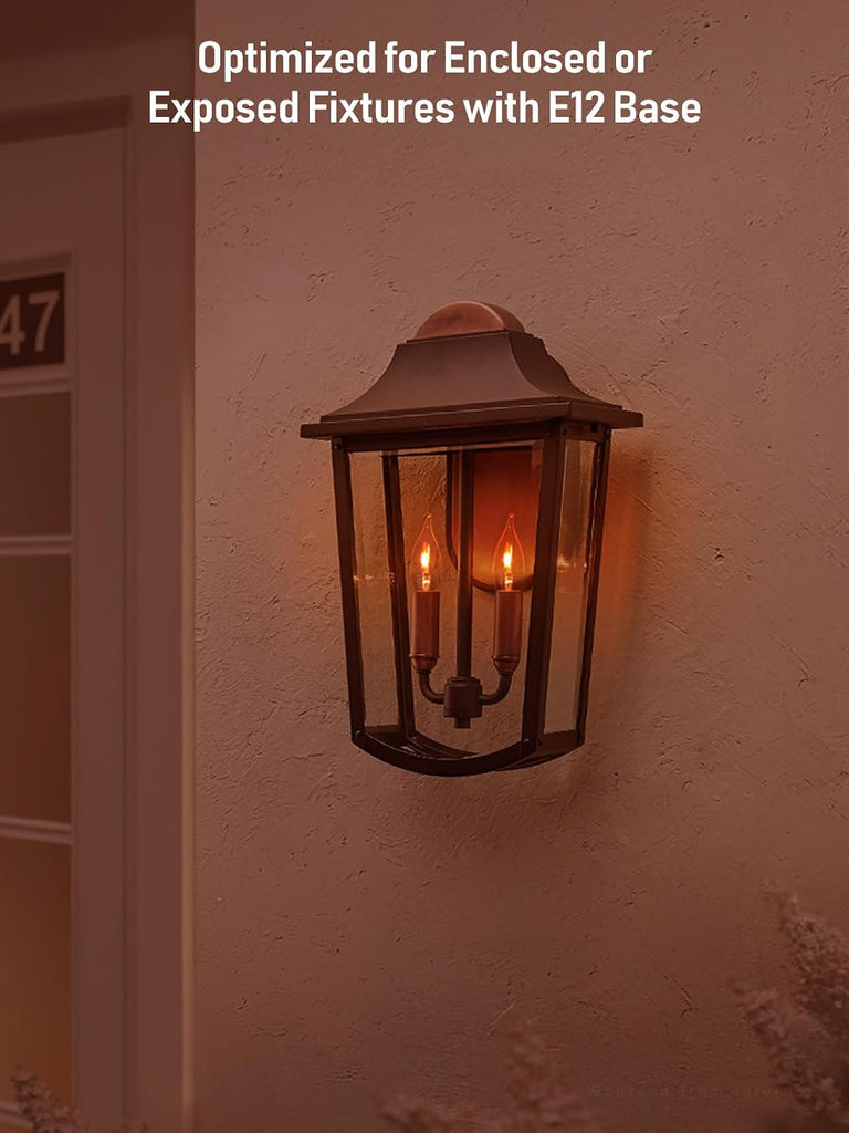 Flame Light Bulbs E12 LED Flickering Fire Bulbs 1800K