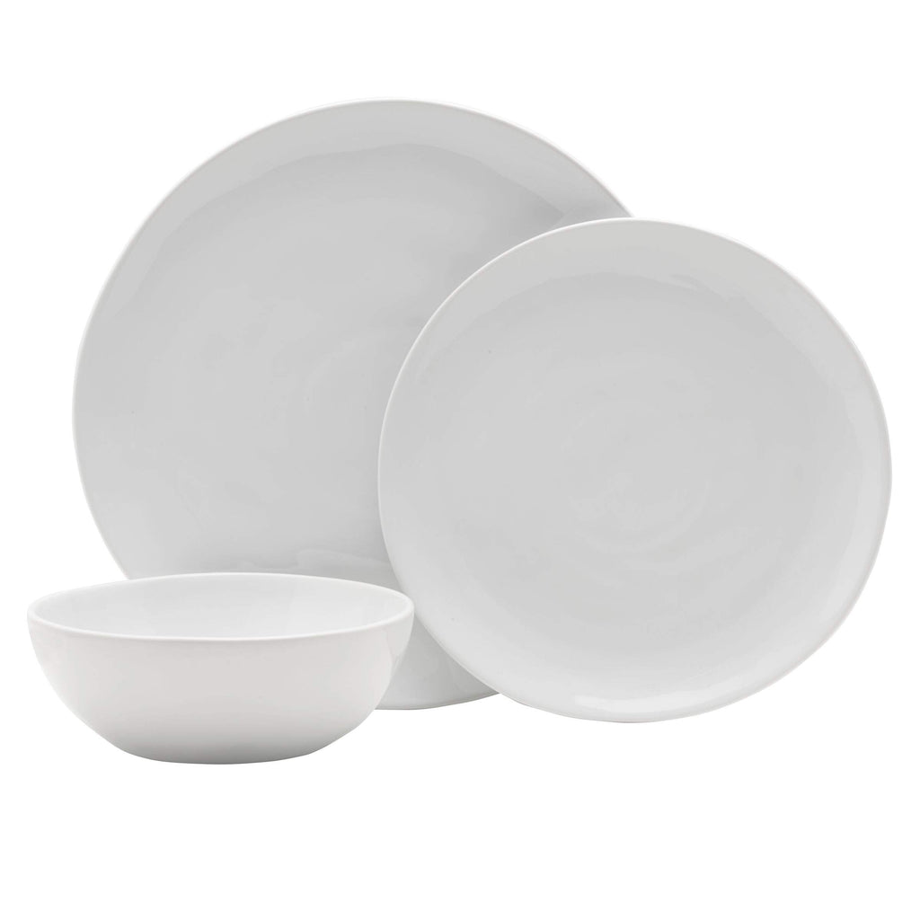 Organic 12 piece Dinnerware Set, Service for 4
