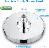 High Pressure Rainfall Shower Head, 6 Inches Luxury Modern Showerhead with Perfect Adjustable Replacement