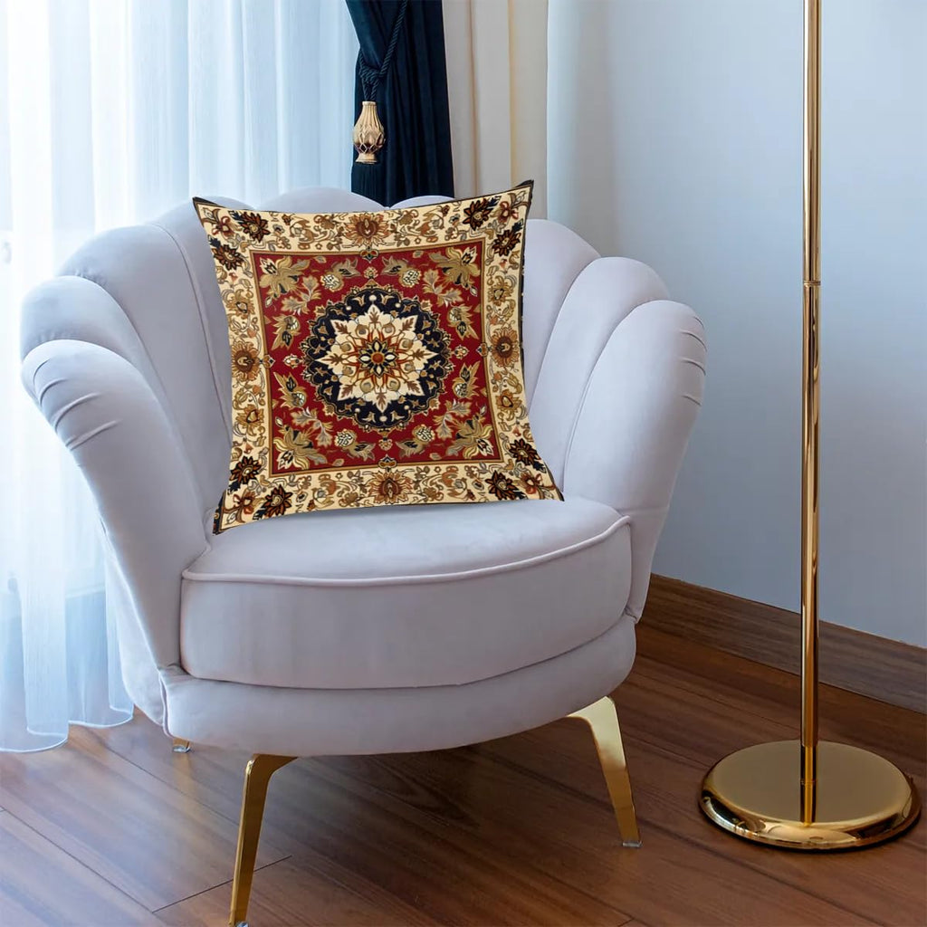 Boho Moroccan Pillow Covers 16x16 Inch Decorative Throw Pillow Covers Square Pillow Cases Cushion Cover Pillowcase