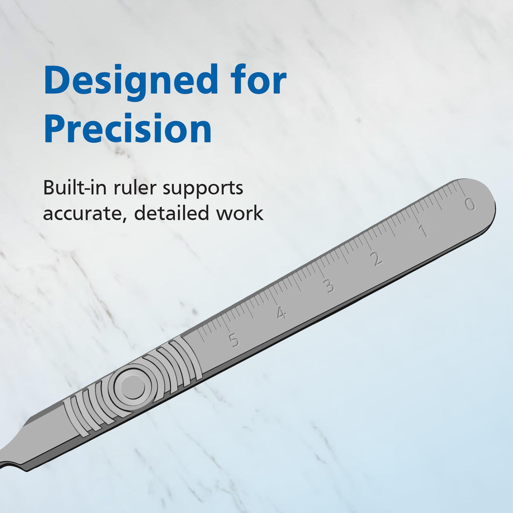 Swann Morton Scalpel Handle No. 3 - Stainless Steel Dermaplane Blade Handle