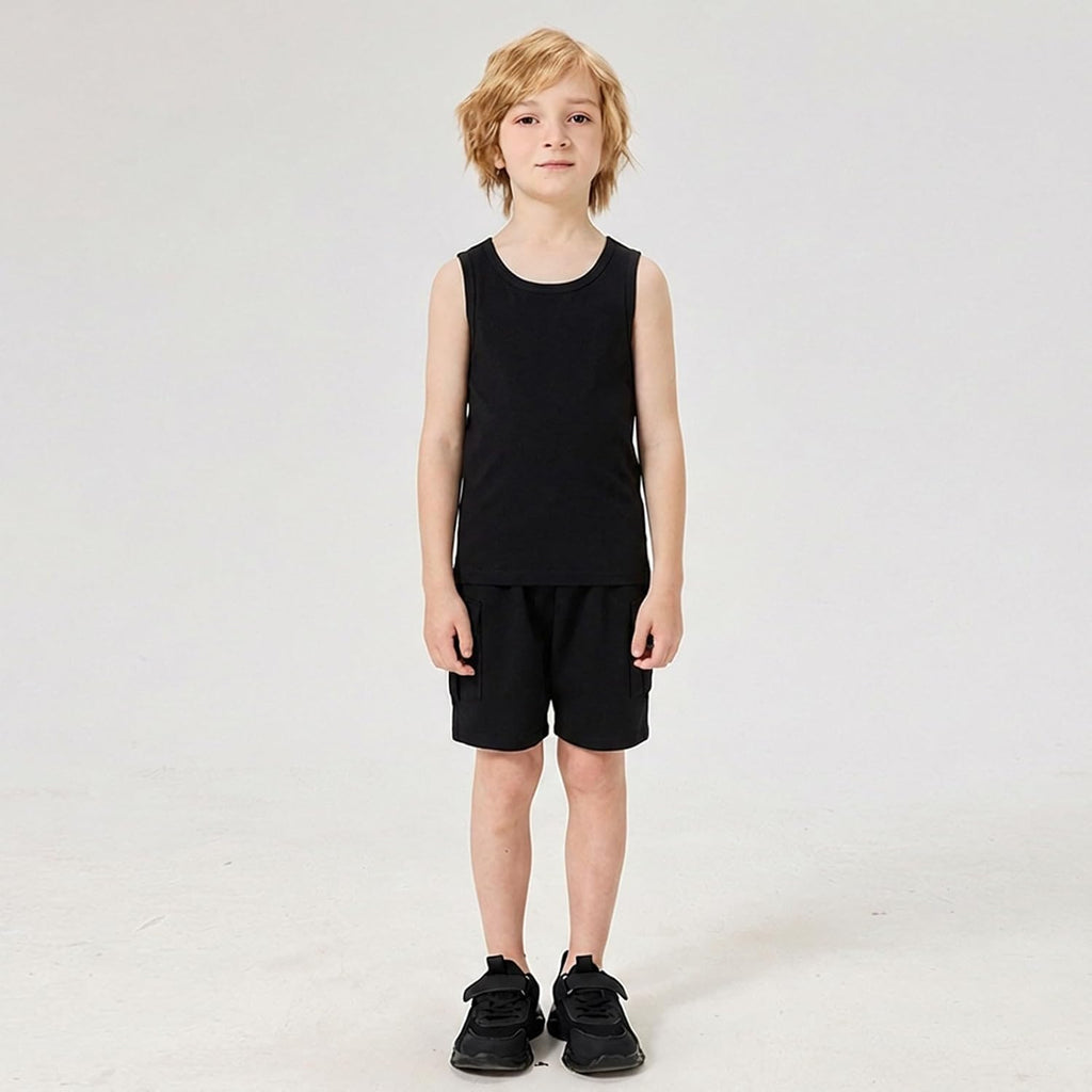 Pack Boys Tank Tops Cotton Kids Sleeveless Tops Boys Undershirts