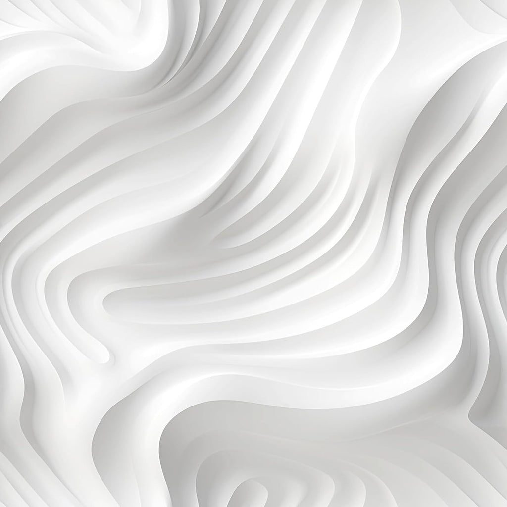 Modern Peel and Stick Wallpaper Grey White Minimalist Wave 3D Effect Wallpaper Self Adhesive Easy Removable Bedroom