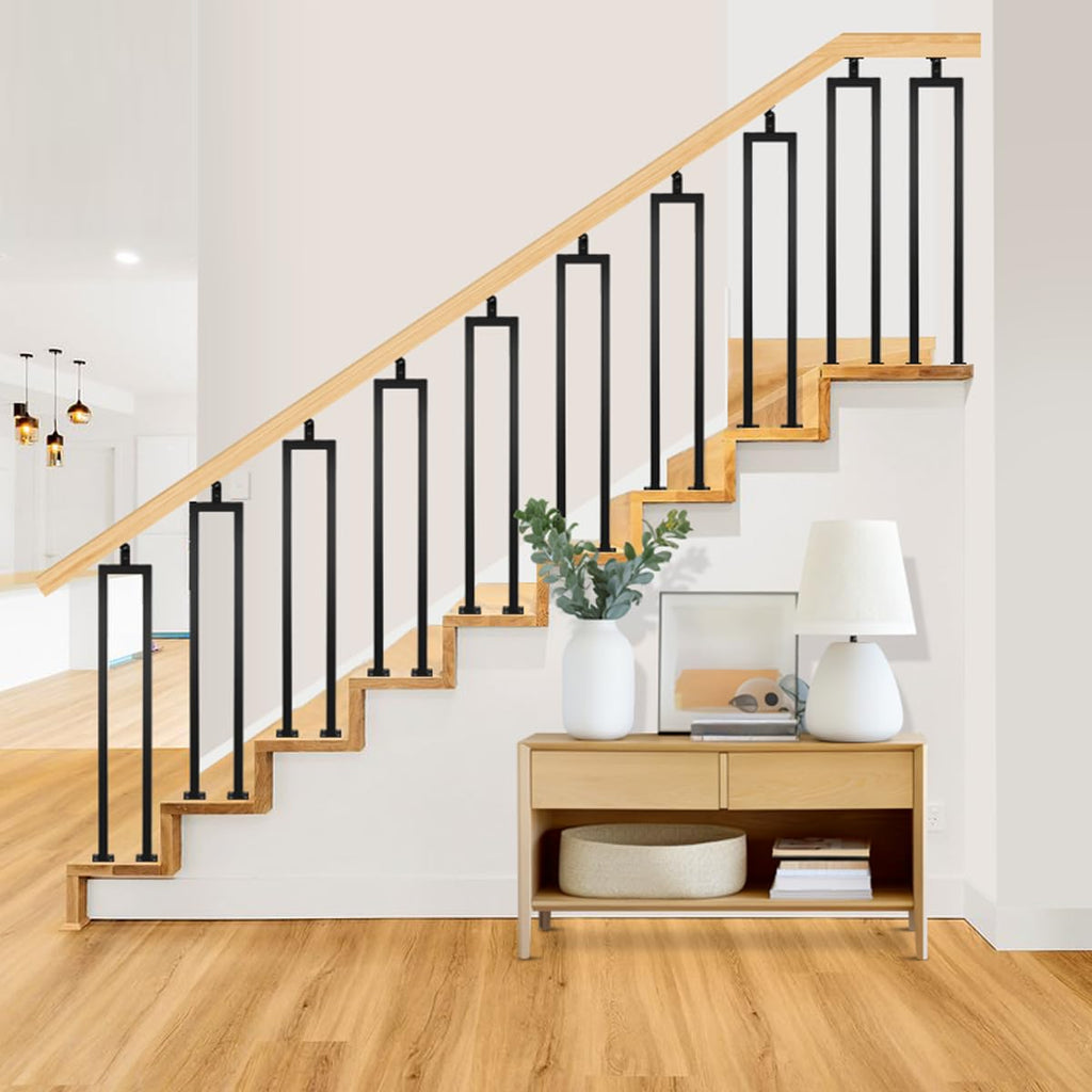 12 Pack U Shape 36" Stair Balusters with Adjustable Top Bracket