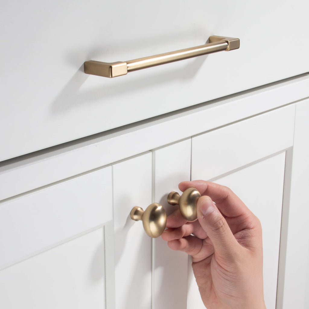 10 Pack Classic Solid 6.3 inch Matte Champagne Bronze Cabinet Pulls