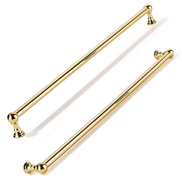 Appliance Handle Pull 18 Inch Hole Center Polished Brass Cabinet Pulls Heavy Duty Solid Polished Gold Cabinet