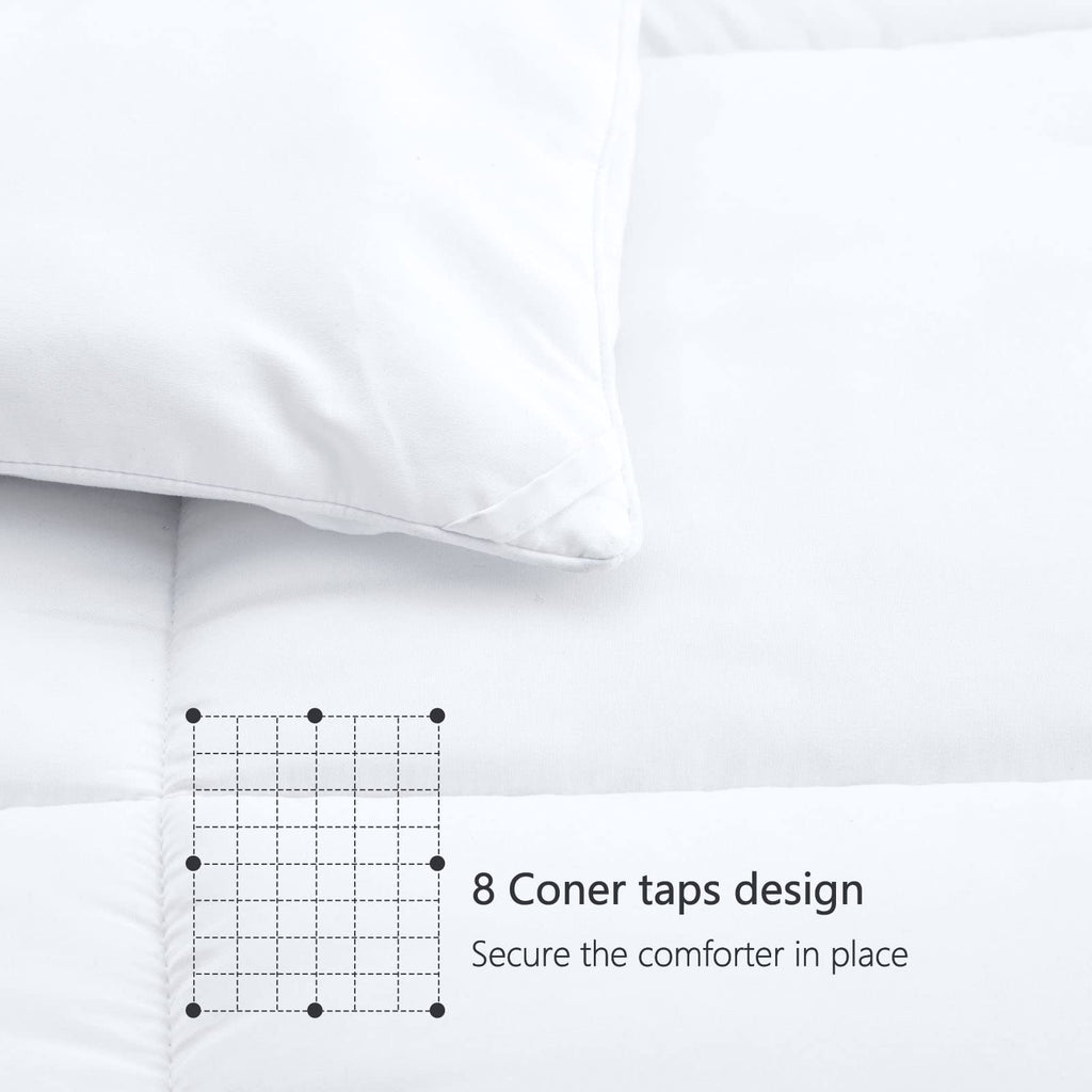 White Comforter, All Season Down Alternative Duvet Insert