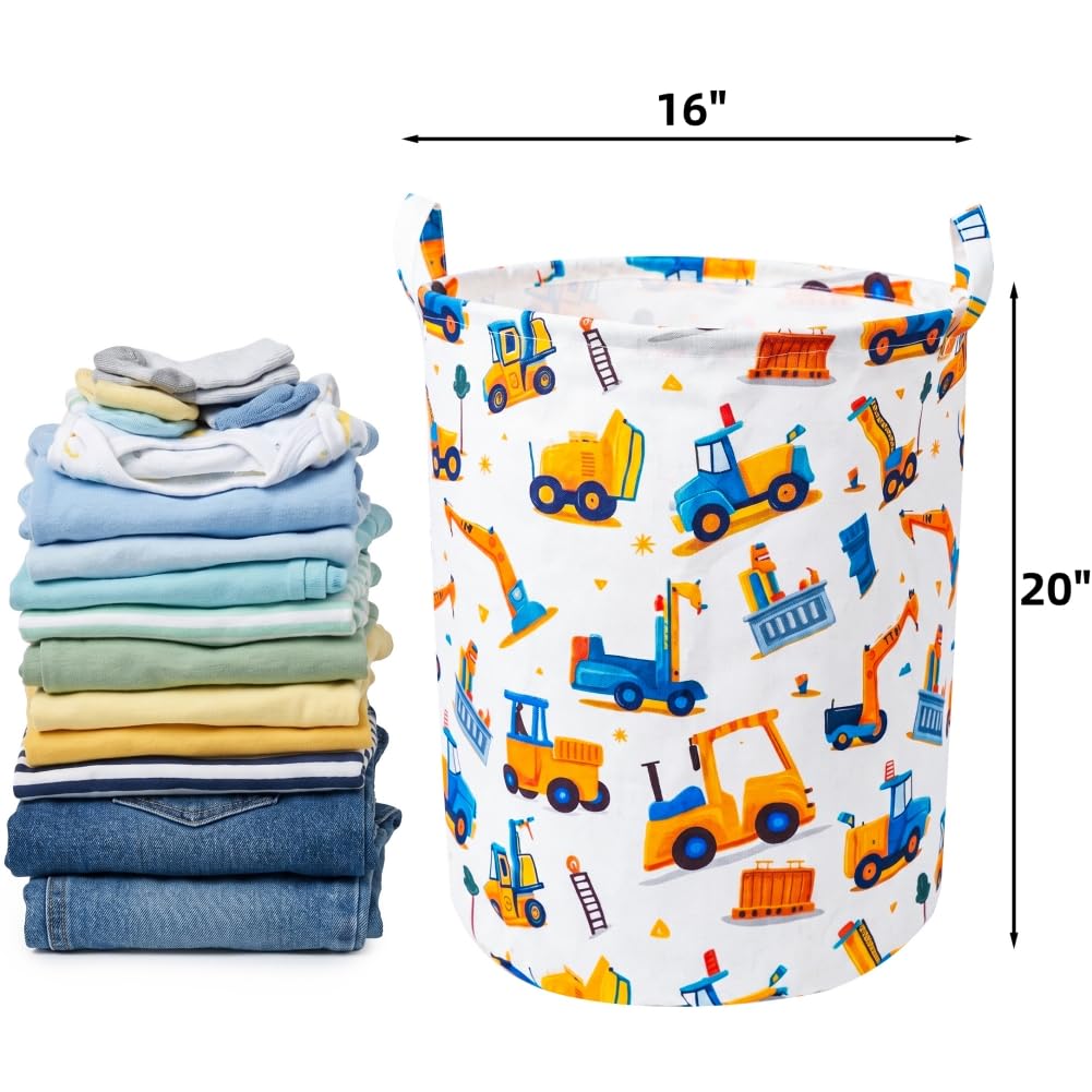 Kids Laundry Basket Waterproof Woodland Animals Baby Laundry Hamper Dirty Clothes Basket Child Toy Organizer Storage