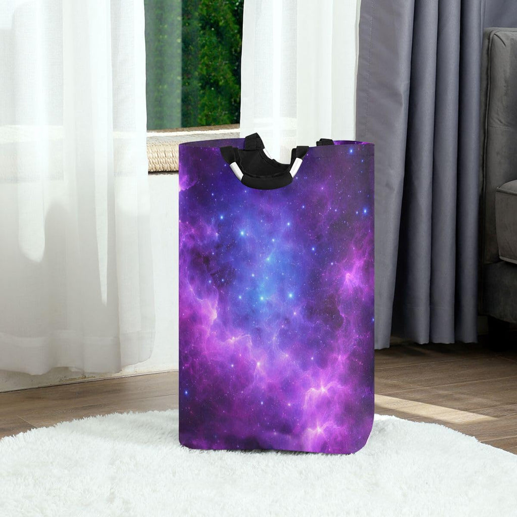 Laundry Hamper Bucket Collapses Laundry Basket Universe Galaxy Nebula Space Washing Bin Organizer Nursery Storage