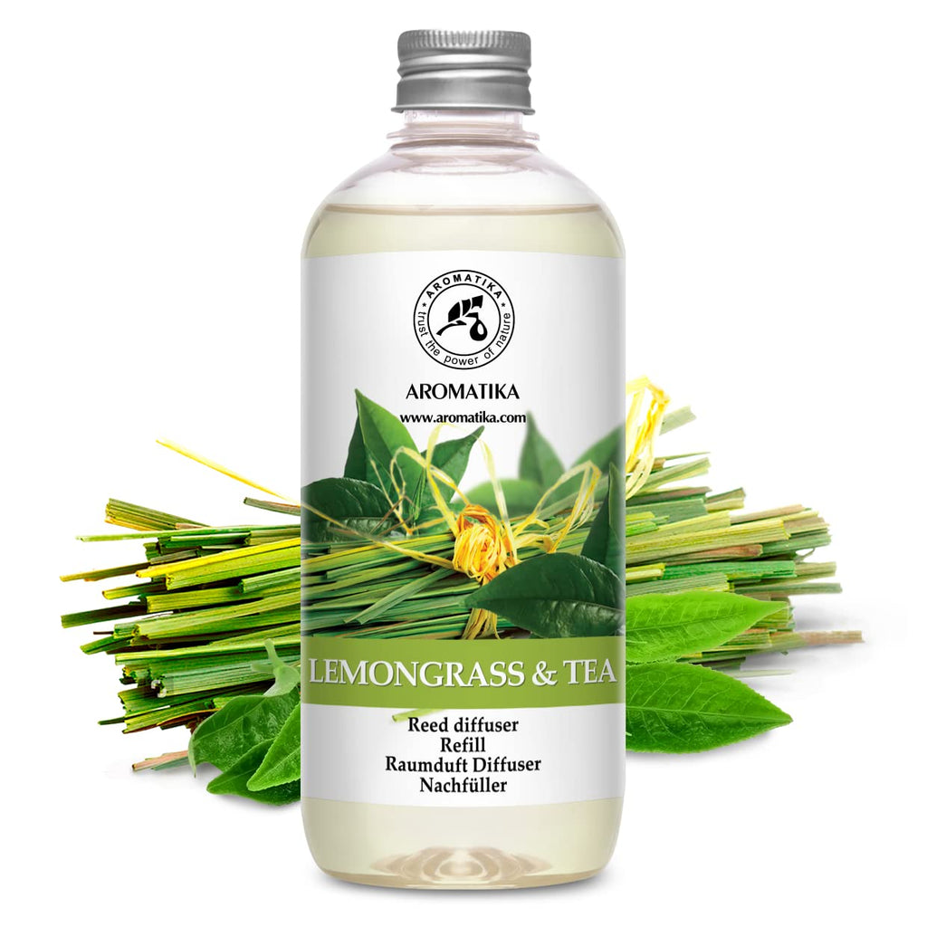 Reed Diffuser Refill Lemongrass - Tea 17.0 Fl Oz - Scented Diffuser - Room Diffuser Refill with Scent - Room