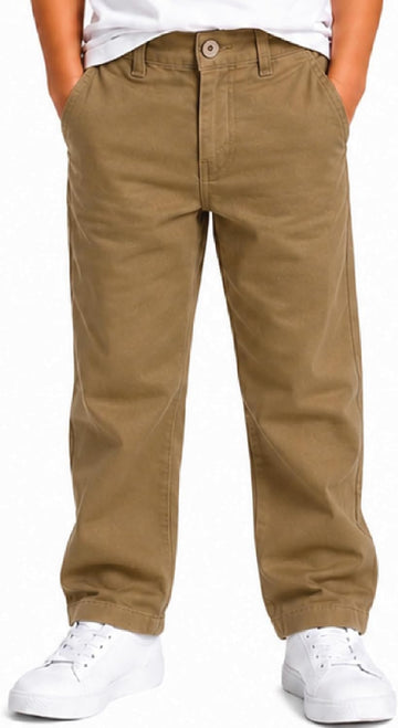 Toddler Boys Stretch Woven Chino Pants with Pockets Everyday Wear