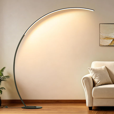 Dimmable LED Lamps with 3 Color Temperatures, Ultra Bright 2000LM Arc Floor Lamps